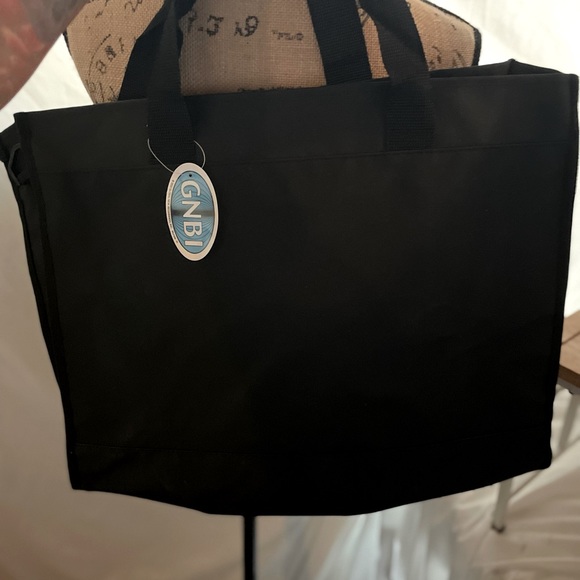 GNBI Basic Black Tote Bag with adjustable strap - Picture 2 of 4